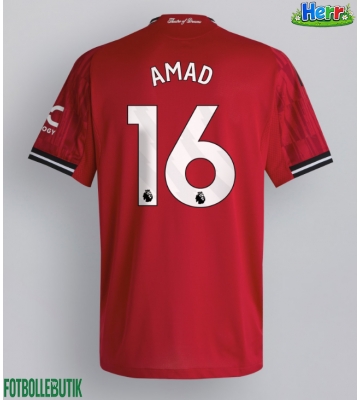 Manchester United Amad Diallo #16 Hemmatröja 2025-26 Kortärmad